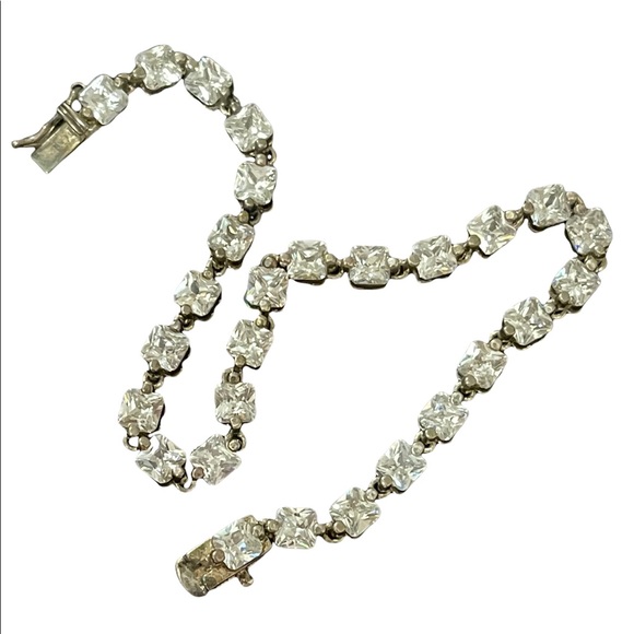 Jewelry - Sterling silver crystal tennis bracelet sparkle